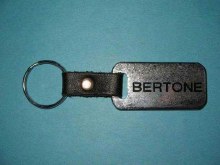 METAL FOB WITH BLACK LETTERS