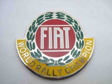 FIAT WORLD RALLY CHAMP EMBLEM