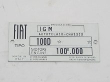 BLANK METAL ID PLATE