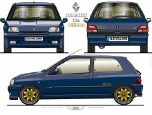 Renault Clio Williams POSTER