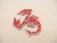 RED ABARTH SCORPION EMBLEM