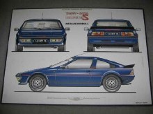 TALBOT MATRA MURENA S POSTER