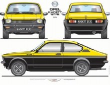 OPEL KADETT GTE 1L9 POSTER