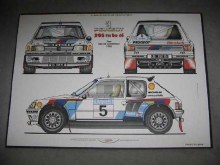 PEUGEOT 205 TURBO POSTER