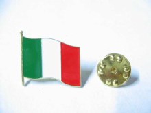 ITALIAN FLAG PIN