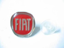RED FIAT EMBLEM PIN