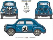 Renault 4 CV 1063 du Mans PSTR