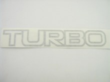 1981 SILVER TURBO STICKER