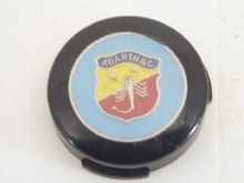 BLUE ABARTH HORN BUTTON INSET
