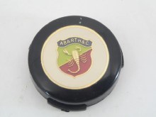 WHITE ABARTH HORN BUTTON INSET