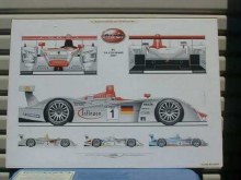 2001 AUDI R8 LA MANS POSTER