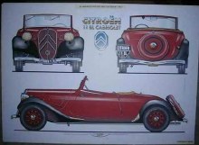 CITROEN 11BL CABRIOLET POSTER