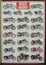 MOTO GILERA MODELS POSTER