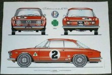 ALFA GIULIA SPRINT GTA POSTER