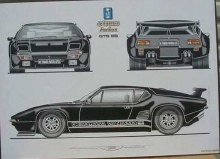 DE TOMASO PANTERA GT5S POSTER