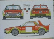 ABARTH X19 PROTOTIPO POSTER