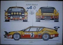 RENAULT ALPINE A310 G5 POSTER