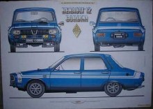 RENAULT A5 ALPINE POSTER