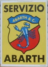 SERVIZIO ABARTH SHOP POSTER