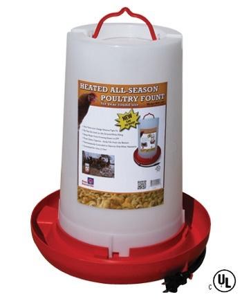 Poultry Fountain Heated 3gal