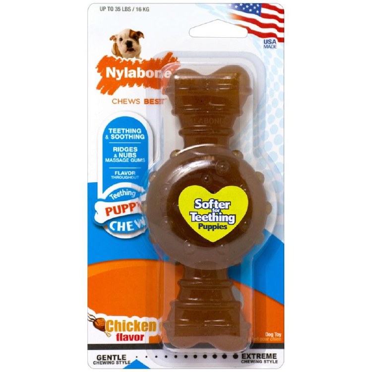 Nylabone Puppy Ring Bone Wolf