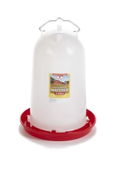 Poultry Fountain Plastic 3gal Red