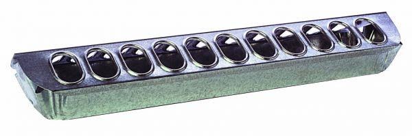 Poultry Feeder Galvanized Slide Top 18in