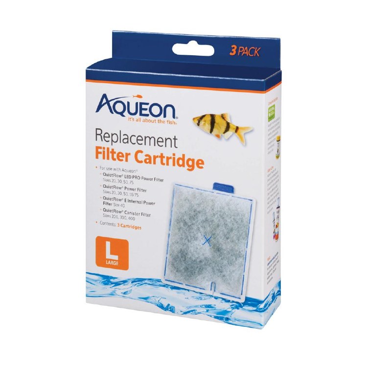 Filter Cartridge-Aqueon Large 3pk