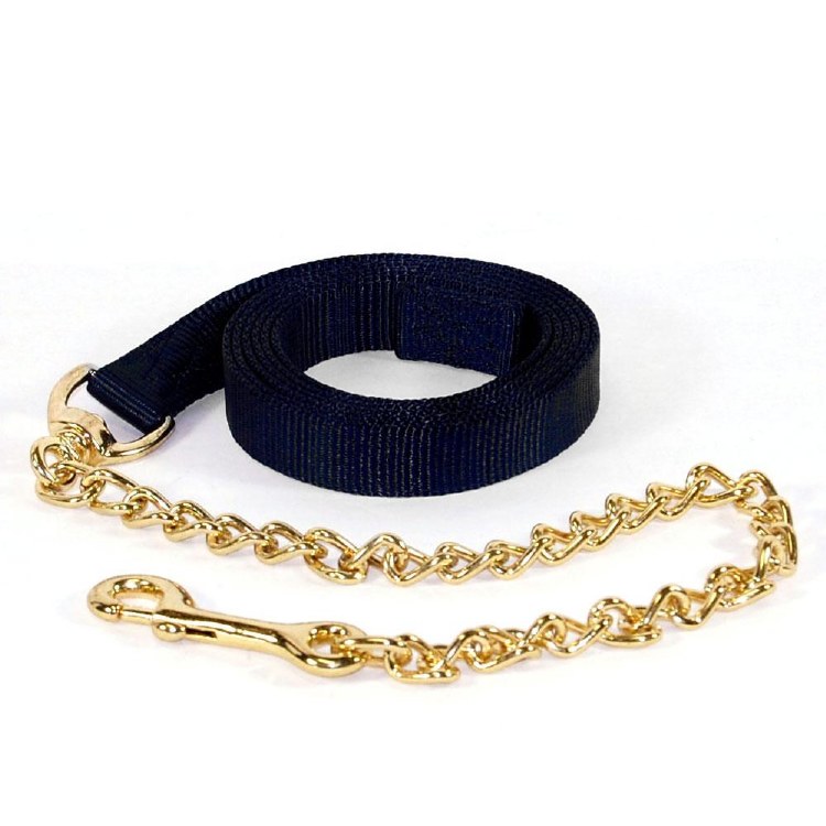 Century Nylon Lead- Black 6ft w Chain