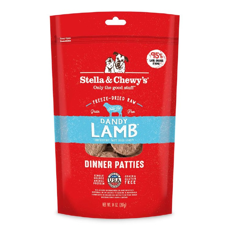 S&C Freeze Dried Lamb Patties 14oz
