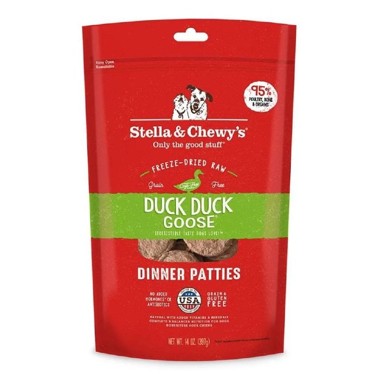S&C Freeze Dried Duck Duck Goose Patties 14oz