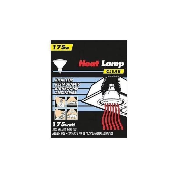Heat Bulb 175w Clear