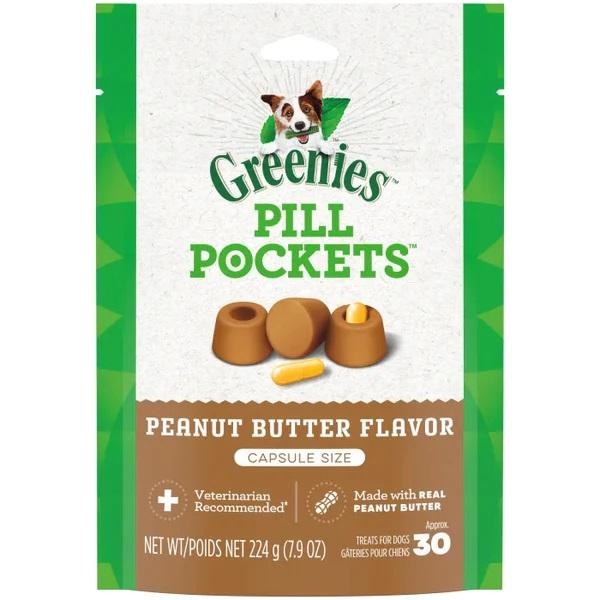 Pill Pockets Peanut Butter Lg 7.8oz