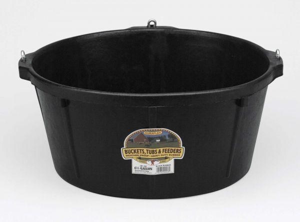 Rubber Tub 6.5Gal With Hook Eyes