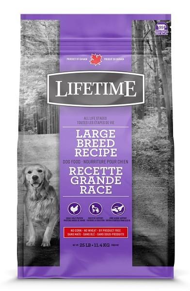 Lifetime Large Breed Chicken & Oatmeal 25lb