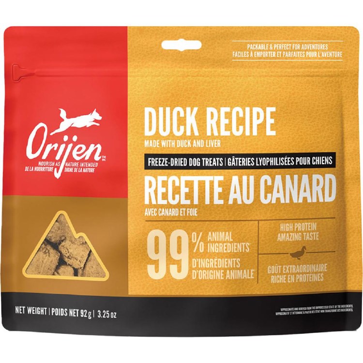 Orijen Freeze Dried Treats Duck 92g