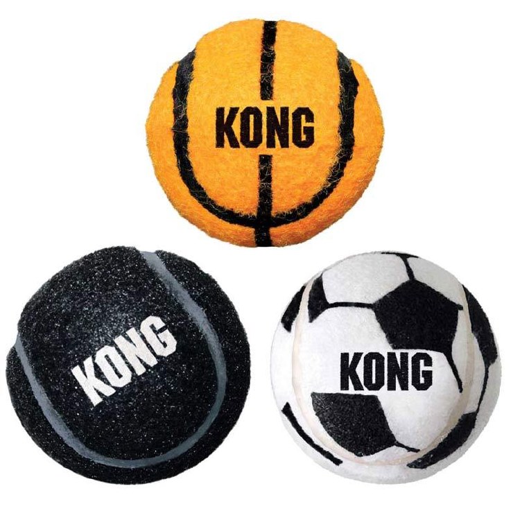 Kong Sports Ball 3pk S