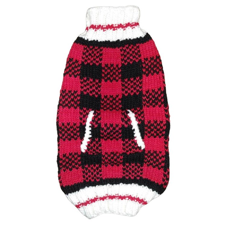 ChillyDog Buffalo Plaid Sweater S