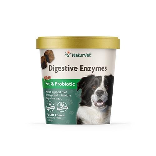 NaturVet Enzymes & Probiotic Chews 70's