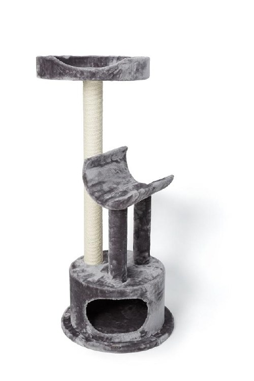 Scratcher Multi-Level Condo Grey