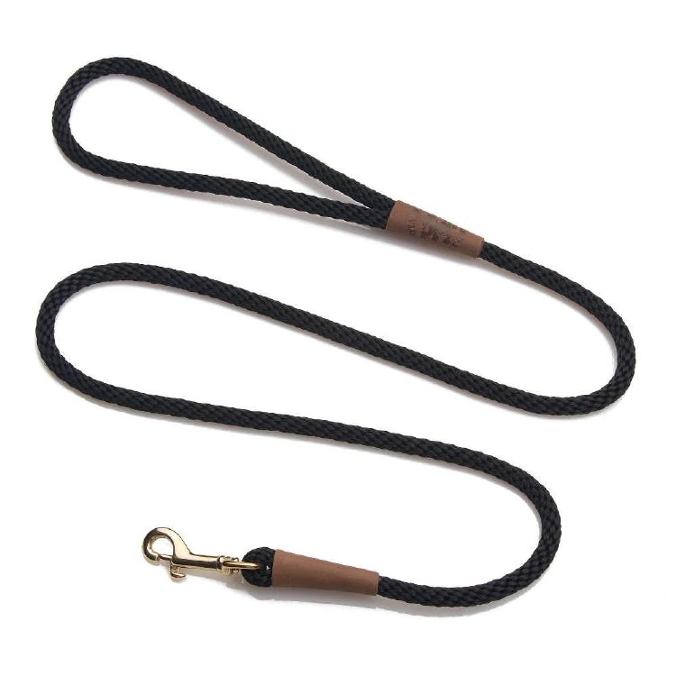 Mendota Snap Lead 1/2"x4ft Bk