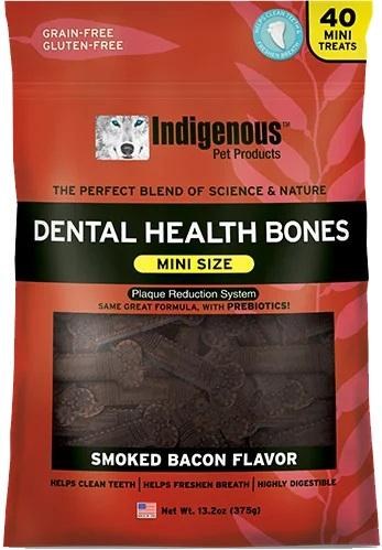 Indigenous Pet Products Dental Bones Bacon Mini 13oz