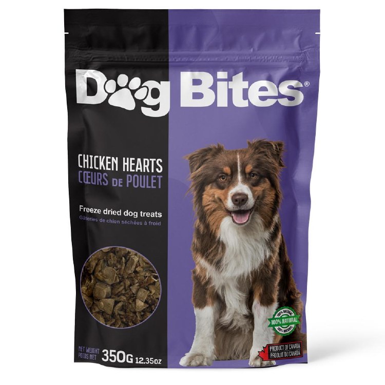 Dog Bites Chicken Hearts 175g