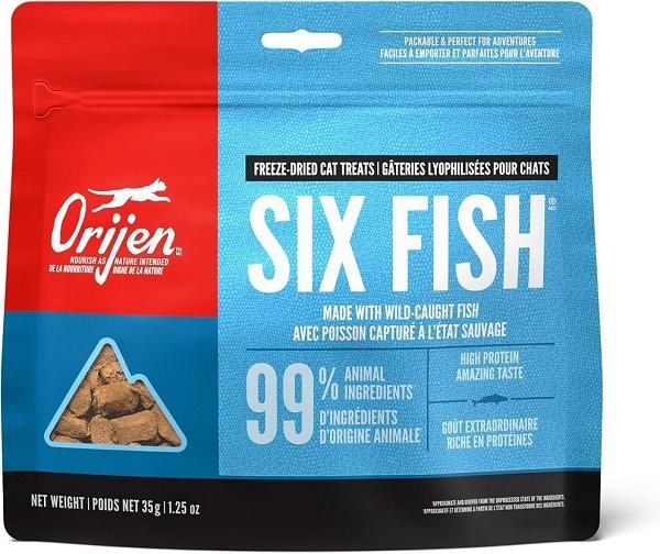 Orijen Freeze Dried Cat Treats 6-Fish 35g