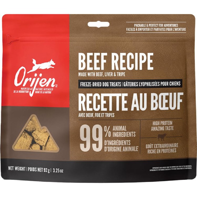 Orijen Freeze Dried Treats Angus Beef 92g