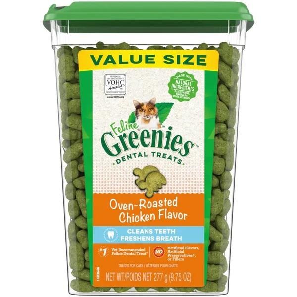 Feline Greenies Chicken Treats 9.75oz