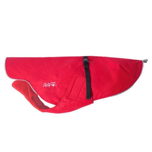 Chilly Dogs Harbour Slicker Long&Lean Red 25"