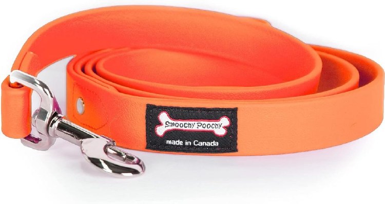 Smoochy Poochy Poly Leash 1x 5' Orange
