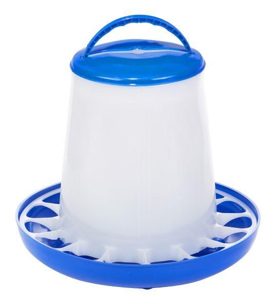 Poultry Feeder Plastic 5lb Blue