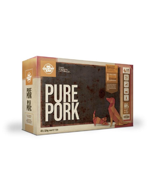 BCR Pure Pork 4lb Carton